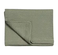 Vandyck Pique wafel deken Light Olive 160x250