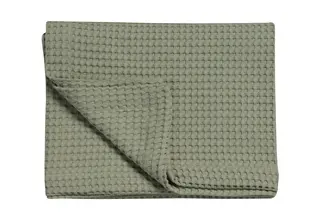 Vandyck Pique wafel deken Light Olive 160x250