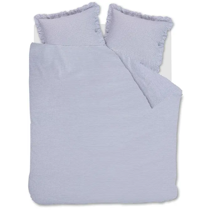 At Home by Beddinghouse Flamboyant Stripes Dekbedovertrek - Blue 240x200/220 cm