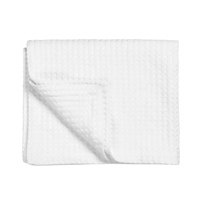 Couverture gaufrée Vandyck Pique White 160x250