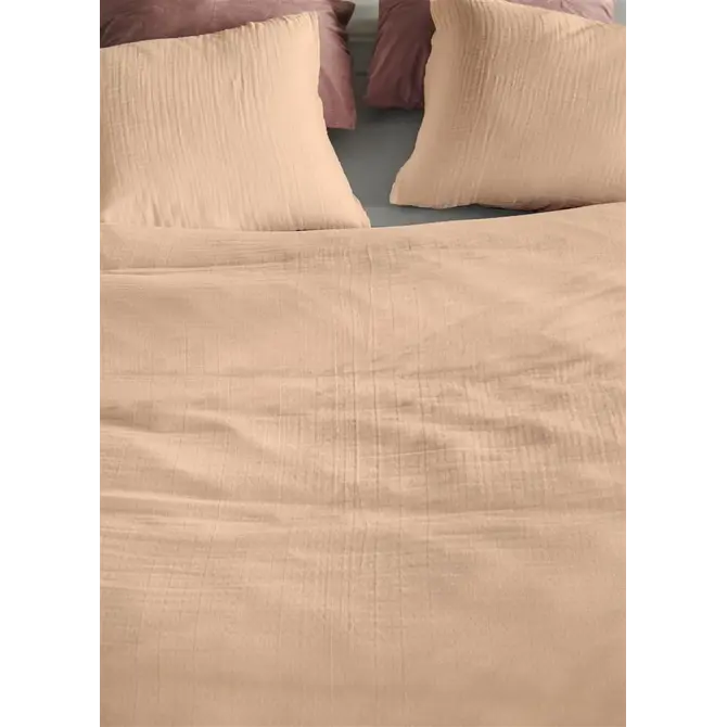 At Home by Beddinghouse Optimism Dekbedovertrek - Nude 200x200/220 cm