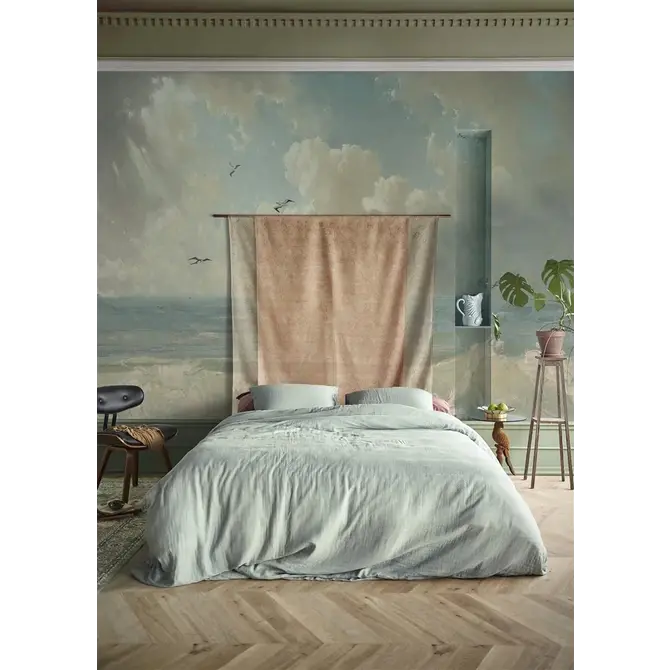 At Home by Beddinghouse Housse de couette Optimism - Blue Grey 200x200/220 cm