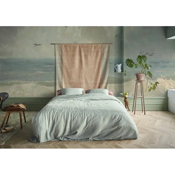 At Home by Beddinghouse Housse de couette Optimism - Blue Grey 200x200/220 cm