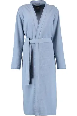 Cawö 812 Dames kimono badjas - sky-11 40/42