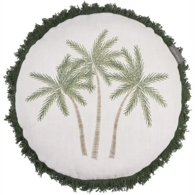 Rivièra Maison Palmetto sierkussen - Groen 40 x 40 cm