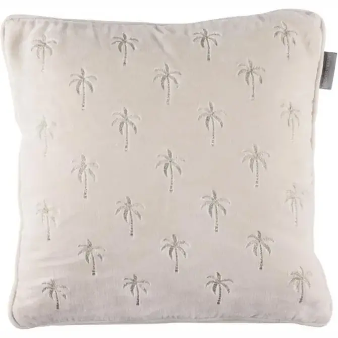 Riviera Maison Royal Palms coussin décoratif - Or 40 x 40 cm