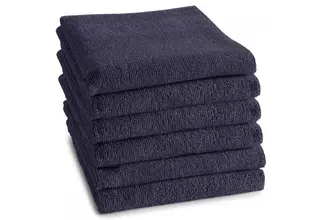 DDDDD keukendoek logo 50x55cm blue