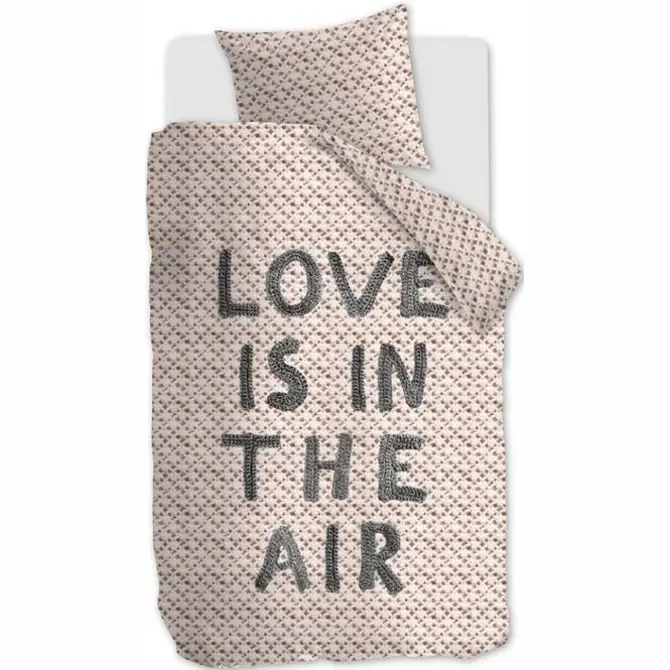 Ariadne Dekbedovertrek Love is Black White 200x200/220