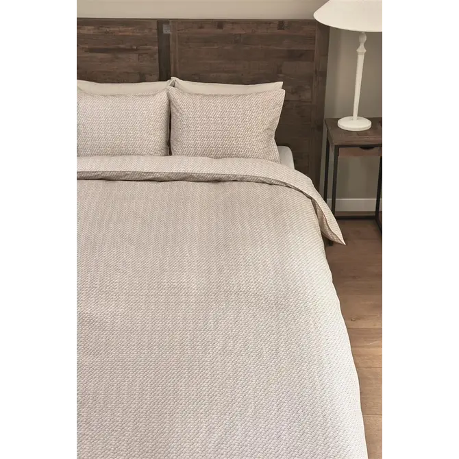 Riviera Maison Dekbedovertrek Bambu  Zand 140x200/220 cm