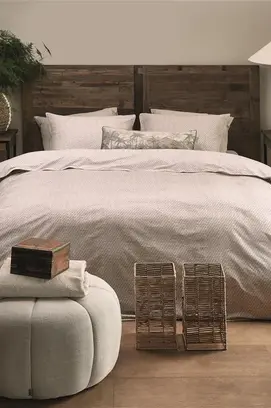 Riviera Maison Dekbedovertrek Bambu  Zand 200x200/220 cm
