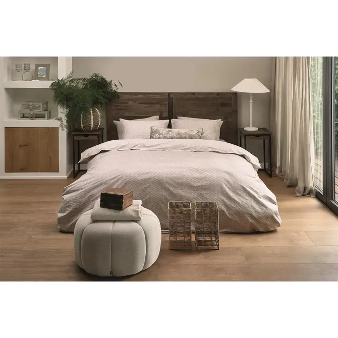 Riviera Maison Dekbedovertrek Bambu  Zand 200x200/220 cm