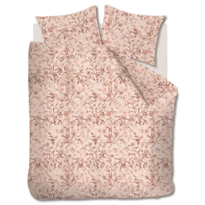 Riviera Maison Kussensloop Blushing Blooms  Roze 60x70 cm