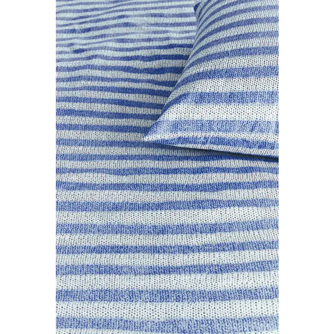 Ariadne at Home Knit Stripes Dekbedovertrek - Blauw 140 x 200/220 cm
