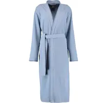 Cawö 812 Dames kimono badjas - sky-11 48/50
