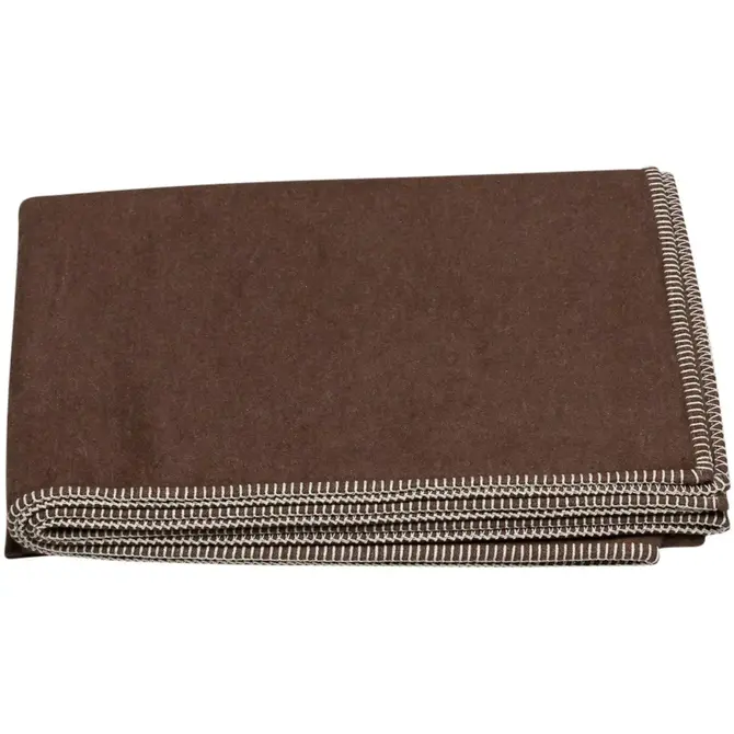 David Fussenegger SYLT cotton plaid solid 200x140 cm mocca David Fussenegger SYLT cotton plaid solid 200x140 cm mocca