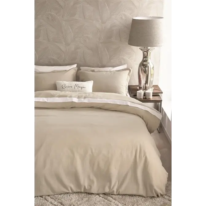 Riviera Maison Taie d'oreiller Ease Sand 60x70 cm