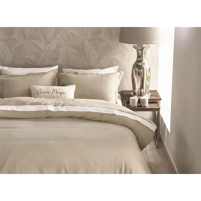 Riviera Maison Taie d'oreiller Ease Sand 60x70 cm