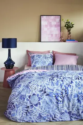 Oilily Florence Dekbedovertrek  Blauw 200x200/220 cm