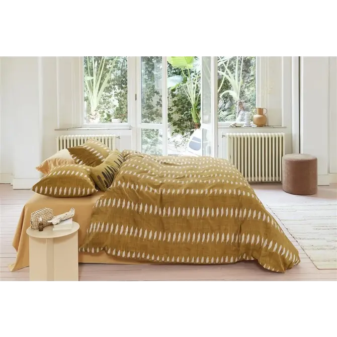 VTwonen, housse de couette Ikat Ochre 140x200/220 cm