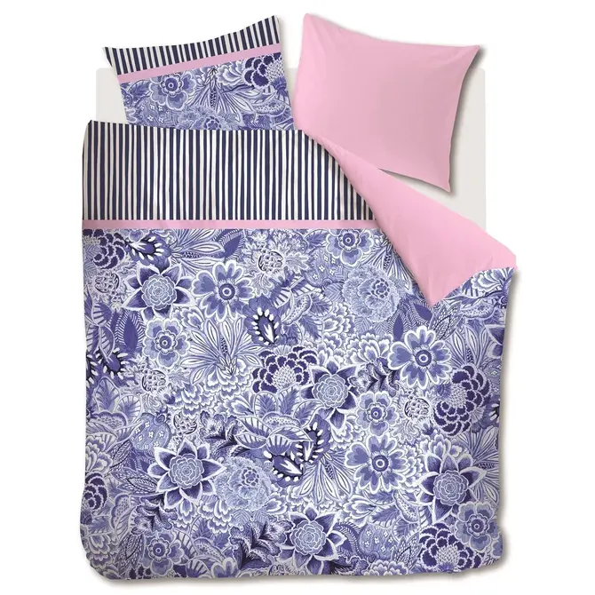 Oilily Florence Dekbedovertrek  Blauw 260x200/220 cm