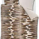 VT wonen VTwonen dekbedovertrek Botanic Stripe  Terra 200x200/220 cm