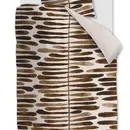 VT wonen VTwonen dekbedovertrek Botanic Stripe  Terra 200x200/220 cm