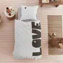 VT wonen Enveloppe de couette Bold Love Natural 200x200/220 cm de VTwonen