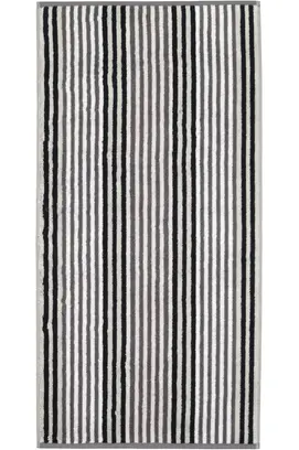 Cawo Delight Streifen Douchelaken 70x140 platin