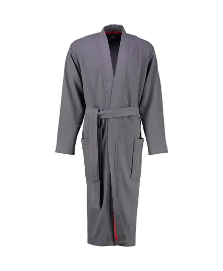 Cawö 816 Heren kimono badjas - anthrazit-72  46/48