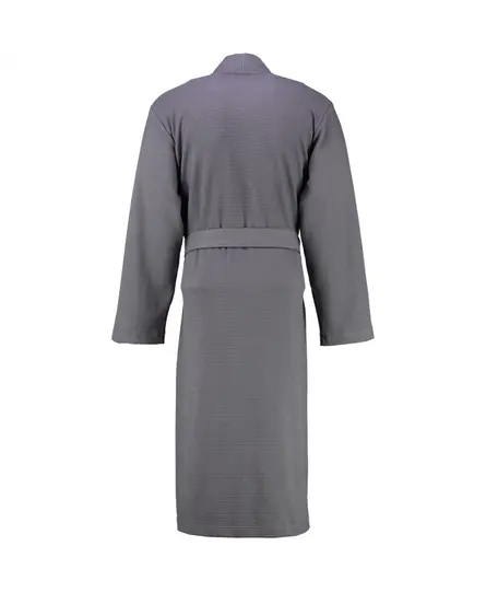 Cawö 816 Heren kimono badjas - anthrazit-72  50/52