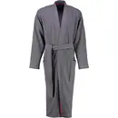 Cawö Cawö 816 Heren kimono badjas - anthrazit-72  58/60