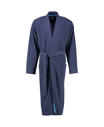 Cawö 816 Heren kimono badjas - marine-14  46/48