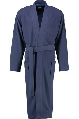 Cawö 816 Peignoir kimono pour homme - marine-14 50/52