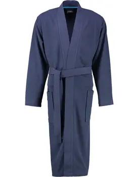 Cawö 816 Heren kimono badjas - marine-14  54/56