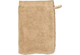 Cawo Lifestyle Gant de toilette Uni 16x22 caramel