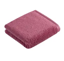 Vossen handdoek Vegan Life blackberry 50x100