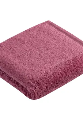 Vossen handdoek Vegan Life blackberry 50x100