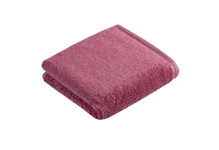 Vossen handdoek Vegan Life blackberry 50x100