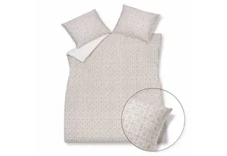 Vandyck dekbedovertrek Pure 17 Wash kleur Stone 240x200/220