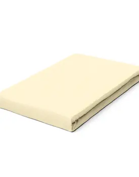 Schlafgut Pure Jersey Boxspring Hoeslaken S - 90x190 - 100x220 132 Yellow Light