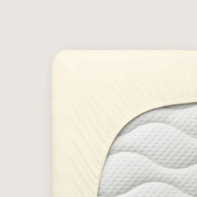 Schlafgut Pure Jersey Boxspring Drap-housse S - 90x190 - 100x220 132 Yellow Light