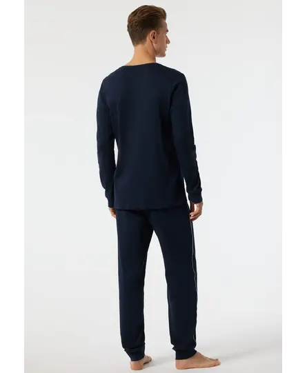 Schiesser Pyjama Long dark blue 178109 50/M