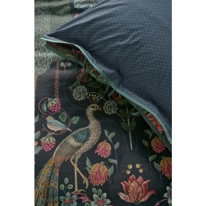 Pip Studio Pavoni Housse de couette Dark Blue 240x200/220 cm Pip Studio Pavoni Housse de couette Dark Blue 240x200/220 cm