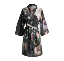 Essenza Sarai Fleur Festive Kimono Blooming black L