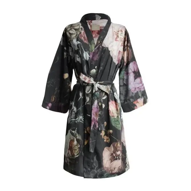 Essenza Sarai Fleur Festive Kimono Blooming black L