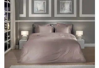 Heckett & Lane Punto housse de couette 200x200/220 Canyon Rose