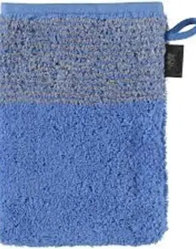 Cawo Two-Tone Washandje Blau 16x22