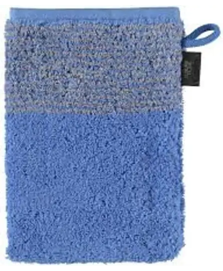 Cawo Two-Tone Washandje Blau 16x22