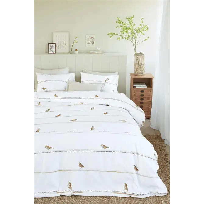 Marjolein Bastin Housse de couette Thrush Natural 260x200/220 cm