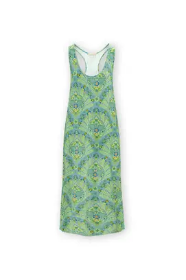 Pip Studio Damara Sleeveless Nightdress Alba Blue Green M